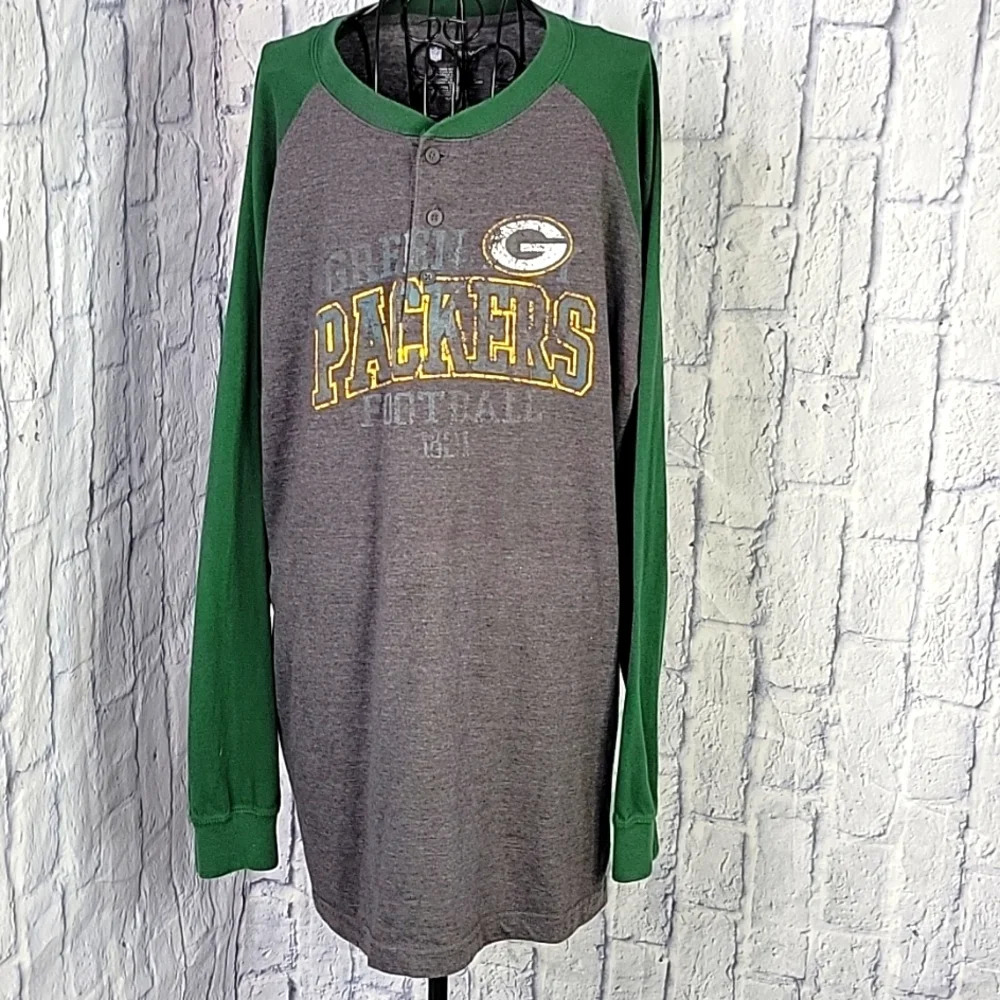 TEAM APPAREL Vintage Green Bay Packers Shirt XL/XG
